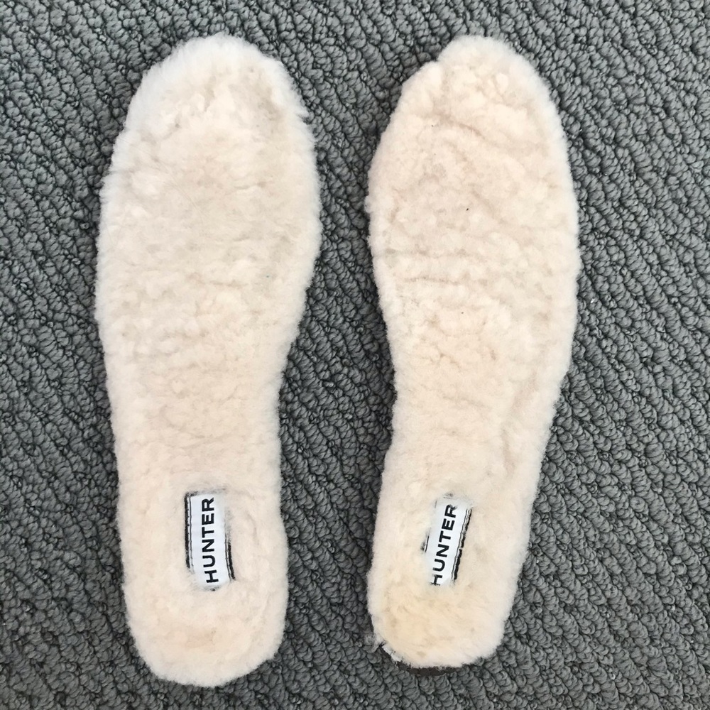Hunter Original Luxury Shearling Insoles: Natural
